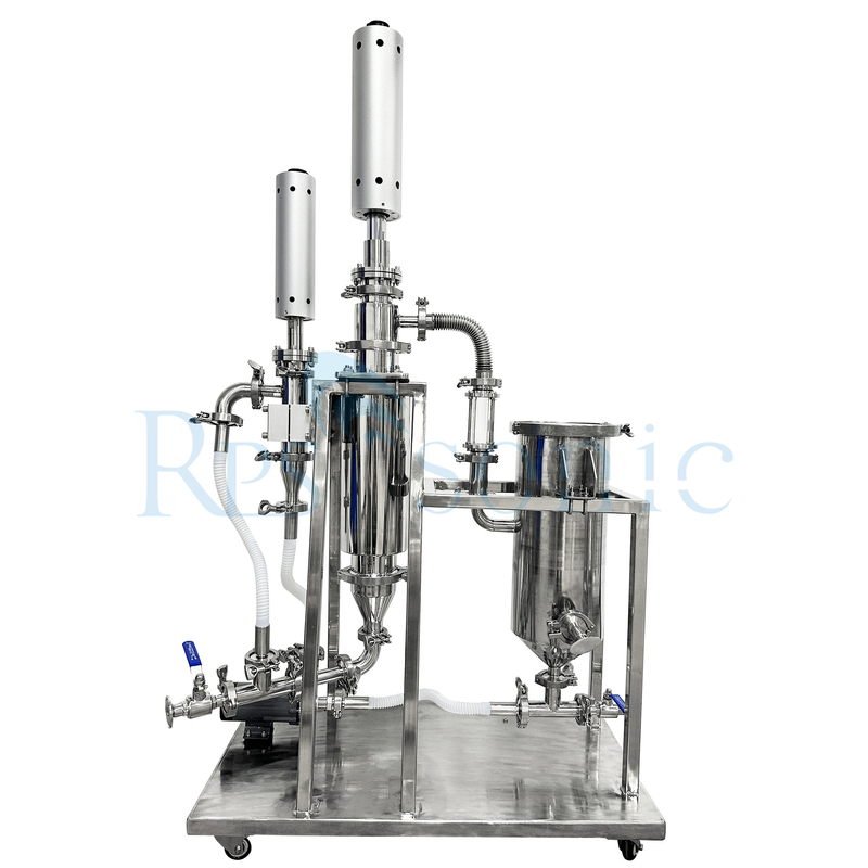 Máquina homogeneizadora de ultrassom digital Titânio pó aço inoxidável 2L Capacidade máxima Usado cosmético detergente moagem